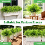 uieke 28 bundles artificial outdoor plants uv resistant, package contents