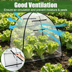 plant covers freeze protection, outdoor garden frost cover, side view