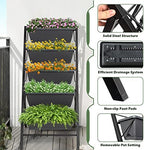 costway vertical raised garden bed, 5 tier planter on a desk or shelf