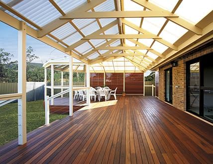 clear curved polycarbonate roofing panels 21" w x, front angle view
