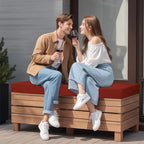 idee-home outdoor bench cushion waterproof shown in use