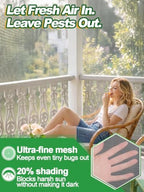10x33ft strong pp nanocomposite mosquito net garden netting, side view