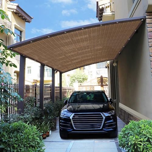 shade cloth for garden,80% mesh tarp with grommets showing dimensions