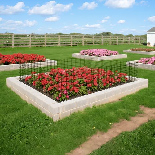 13.8x12 inch plant protector, wire garden cages with on a desk or shelf