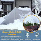 greenhouse hoops for 2-4ft wide raised beds, 6.56ft, side view