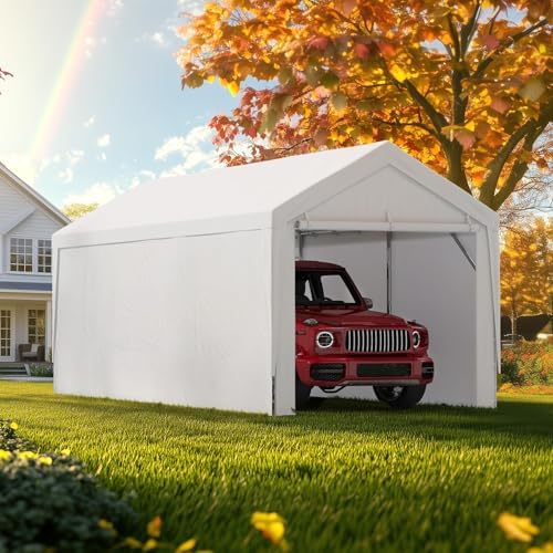 quictent 20 ft long carport replacement sidewall with on a desk or shelf