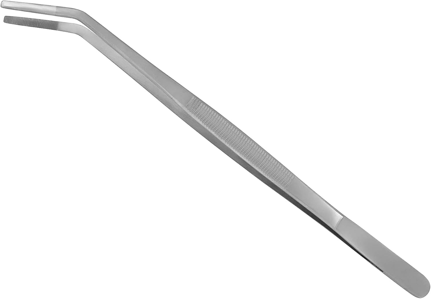 NEWMARK 12" Angled Tweezers (Herp Feeding Tool) Snake Reptile Stainless Steel