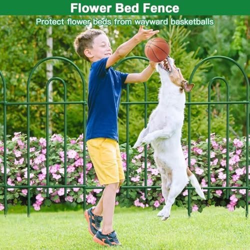 amagabeli 14 panels 32in(h)×20ft(l) decorative garden fence no on a desk or shelf