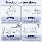 iaseahk porch swing cushions, 60×40×4 inch, waterproof, navy on a desk or shelf