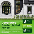 decorative garden fence 43.33ft x 17in - 40, package contents