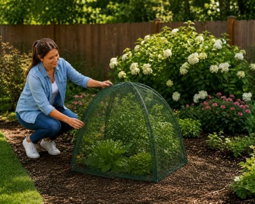 nuvue products 25200 pop-up garden netting animal and on a desk or shelf