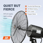 vevor 24 inch 3-speed 7000 cfm black waterproof, package contents
