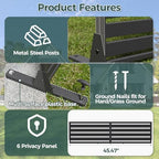 72" privacy screen outdoor privacy fence panel for, side view