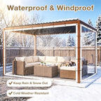 clear tarp 8x10ft heavy duty waterproof clear tarp, close-up detail