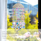 12.8'' crystal wind chime suncatchers wind chimes for, package contents