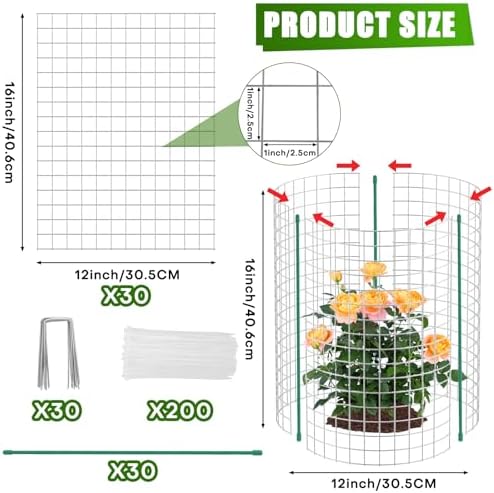 10 set plant protectors from animals, galvanized plant, close-up detail
