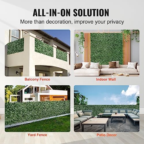 vevor artificial ivy privacy fence screen, 39 x, package contents