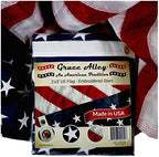 grace alley american flag: 3x5 ft us flag, front angle view