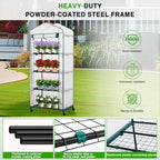 yesker mini greenhouse 27"x20"x63" portable indoor / outdoor, package contents
