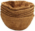 BestNest Pack of 6 Panacea 87823 Round Coco Fiber Liners, 20" Dia. Each