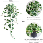 fake english ivy plants in pots set of shown in use