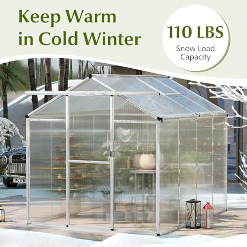 happygrill greenhouse, 6 x 8 x 6.5ft outdoor, package contents
