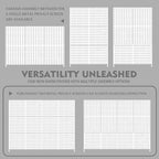 kozyard metal privacy screen 74" h x 47.2", package contents