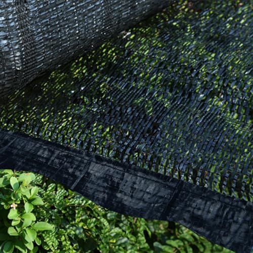 cliselda 6x50ft black shade cloth w/grommets for garden on a desk or shelf
