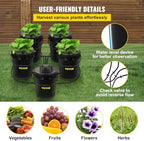 vevor 5 buckets dwc hydroponic system, 5 gallon, package contents