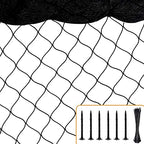 bstpcoo bird netting 25'x100' with 2.4" square mesh, main product view