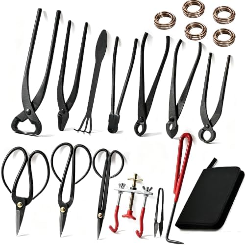 bonsai tree kit, bonsai tool set,carbon steel scissors, main product view
