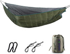Hammock Underquilt, 4 Season Heavy Duty Under Quilt with Tree Straps | Large Hammock Protector for Backpacking, Hiking, Cold Weather, Outdoor Sleeping