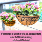lalagreen metal wall planter (12 in, 2 pack), package contents