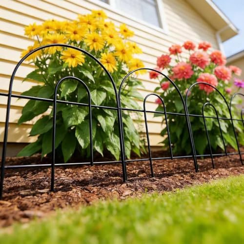 zeny 35 pack decorative garden fence fencing, 50 on a desk or shelf