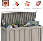 mars villa 90 gallon outdoor storage box, deck, package contents