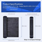 60% shade cloth roll 8ft x 100ft showing dimensions
