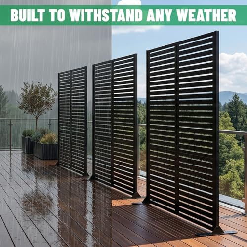 snugniture “metal privacy screen”, 72" h × 47", package contents