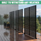 snugniture “metal privacy screen”, 72" h × 47", package contents