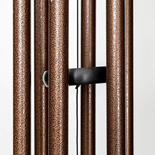 corinthian bells 30 inch copper vein wind chimes, side view