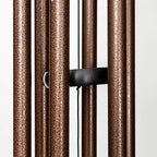 corinthian bells 30 inch copper vein wind chimes, side view