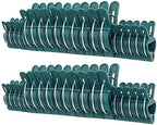 160 piece green gentle gardening plant & flower showing dimensions