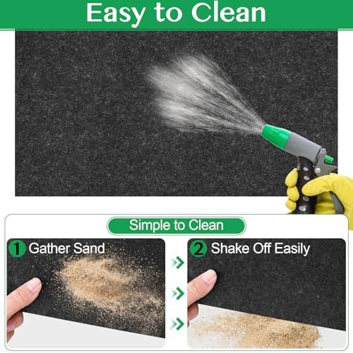 tolanbbt outdoor storage shed floor mat, 8.2 x, package contents