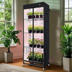 worth mini greenhouse with 18w t8 grow lights, view 9