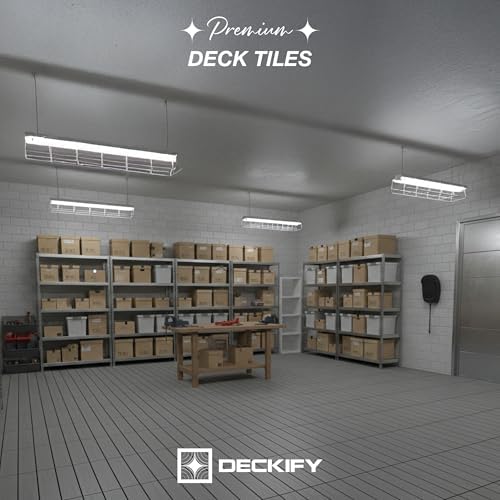 acacia interlocking deck tiles outdoor waterproof all weather, side view