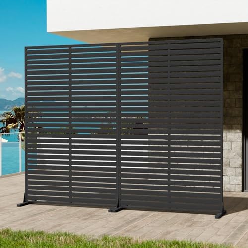 72" privacy screen outdoor privacy fence panel for, package contents