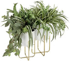 deco 79 metal planter, set of 2 planter shown in use