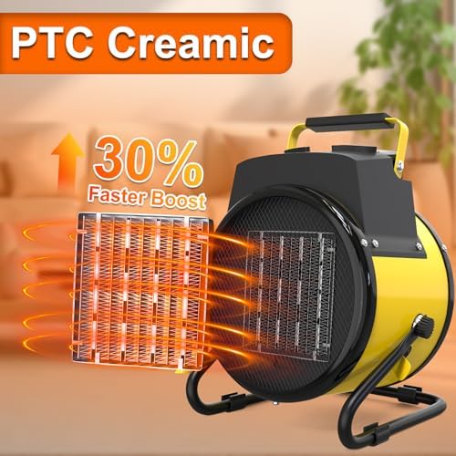 outdoor heater for patio, 1500w electric garage outdoor on a desk or shelf