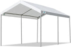 advance outdoor adjustable 10x15 ft heavy duty carport, main product view