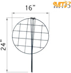 MTB Supply 5 Pack 16 x 24 inch Peony Cages,Grow Through Plant Support Stakes, Flower Support Hoops Heavy Plants Brace Rings