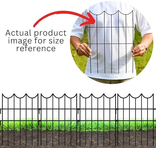 shoplala decorative fences (25 panels) 12in(l) x 16.5in(h), package contents